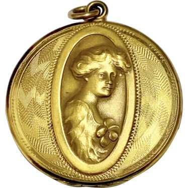 Vintage Gold Filled Large Locket