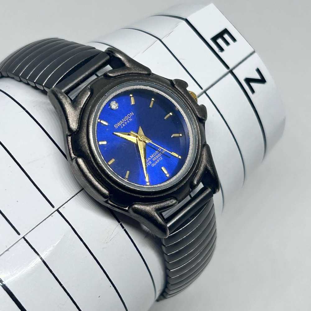 Other Swanson Blue Dial Dark Gray WR St Steel Vin… - image 3