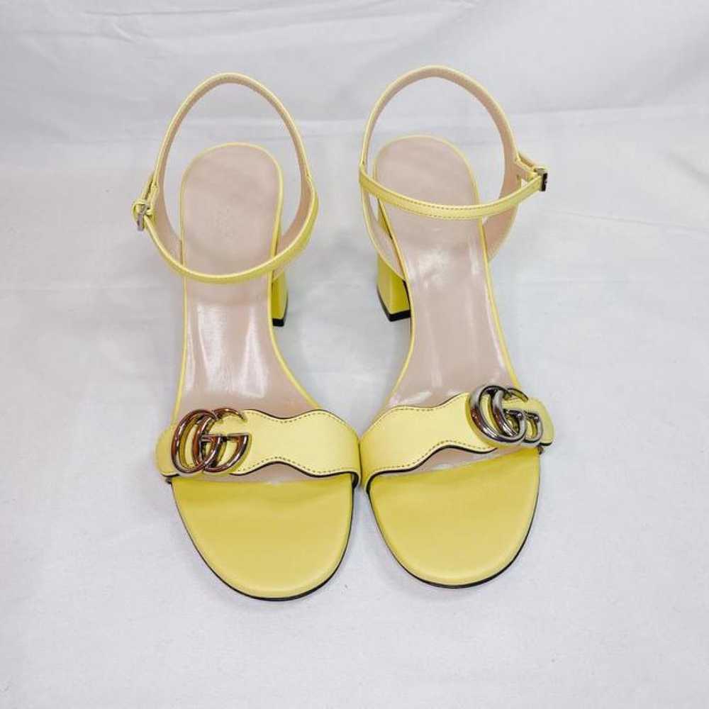 Gucci Marmont leather sandal - image 4