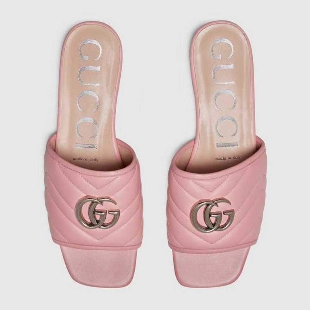 Gucci Marmont leather sandal - image 4