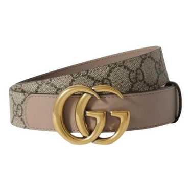 Gucci GG Buckle leather belt