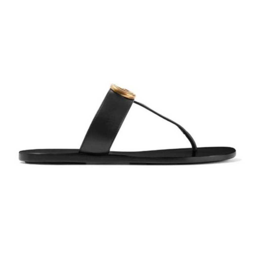 Gucci Marmont leather sandal - image 5