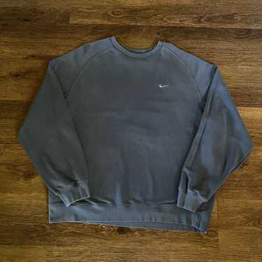 Nike × Vintage Stone Blue Nike Crew Neck - image 1