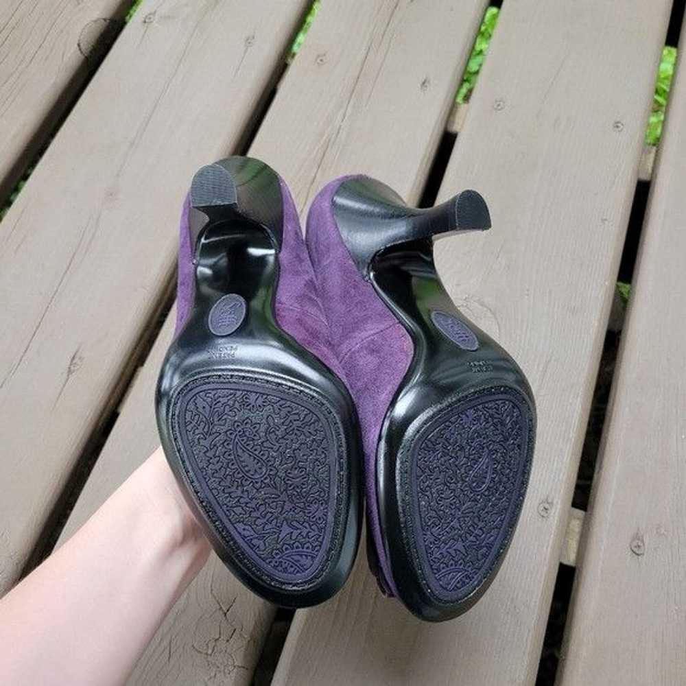 Other Sofft Fiorella Purple Suede Leather 3D Flor… - image 6