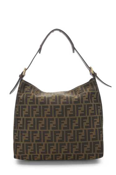 Brown Zucca Canvas Hobo