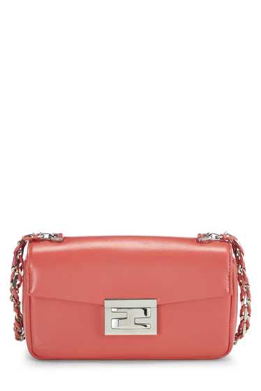 Pink Nappa Leather Be Baguette Mini