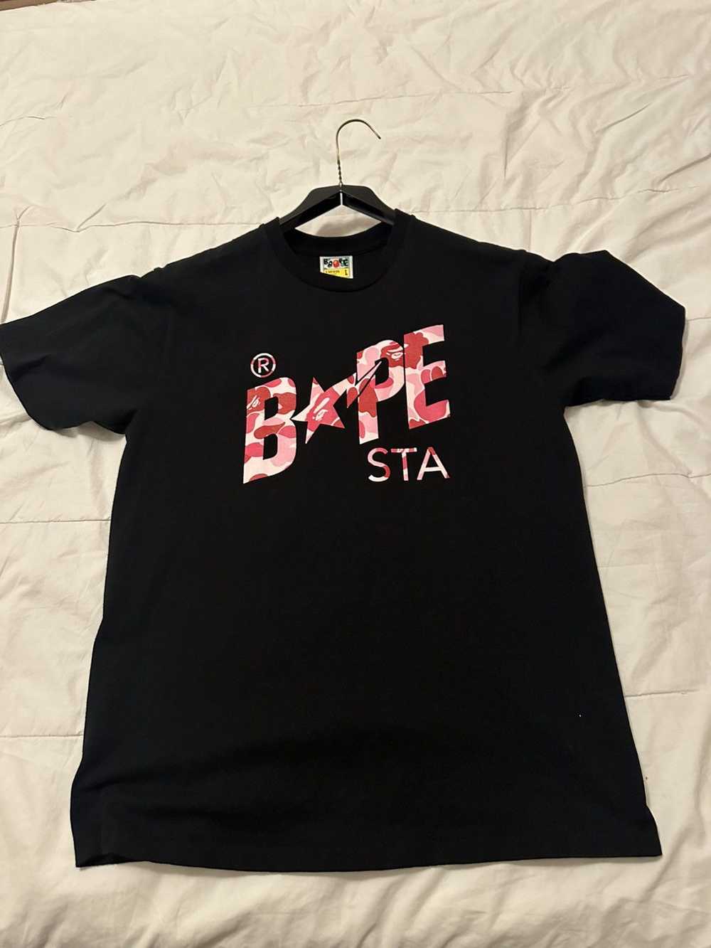 Bape ABC Camo Bape Sta Logo Tee - image 1