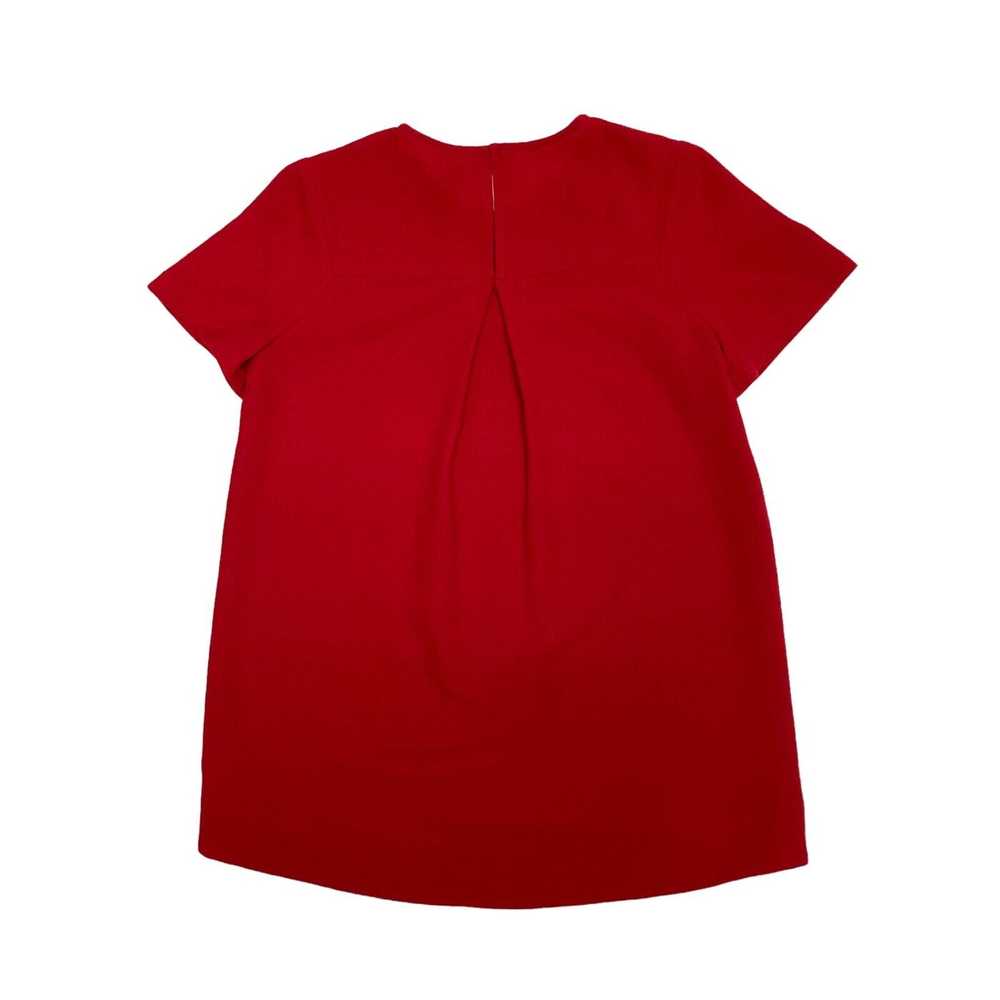 Madewell Womens Tailored T-Shirt Red Short Sleeve… - image 2