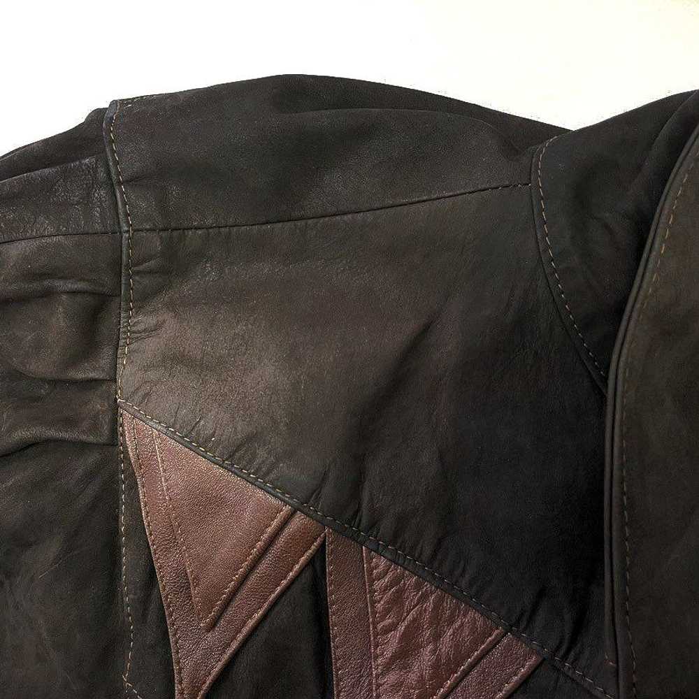 Wmns 90s Vintage Vera Pelle Brown Italian Leather… - image 3