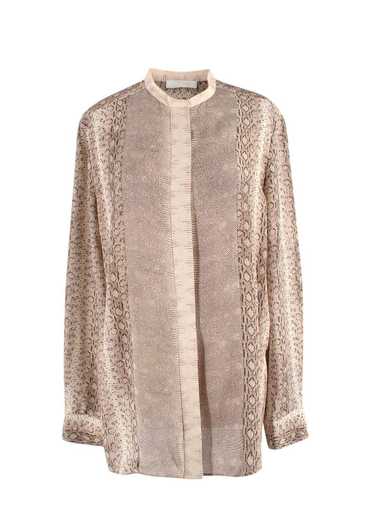 Managed by hewi chloe snakeprint silk blouse