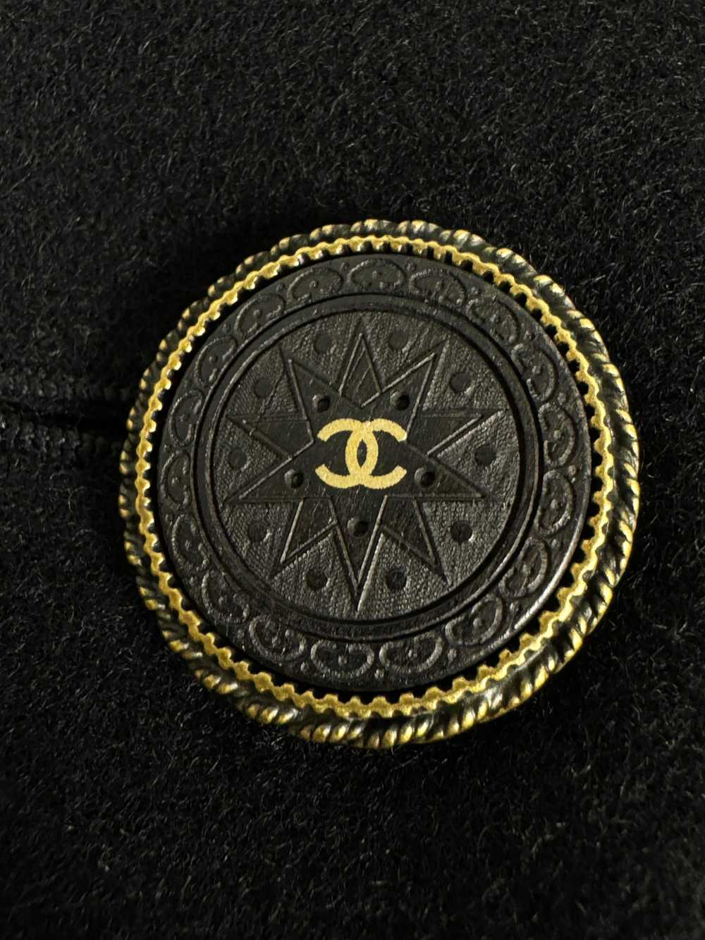 Product Details Chanel Black High Neck Embroidere… - image 3