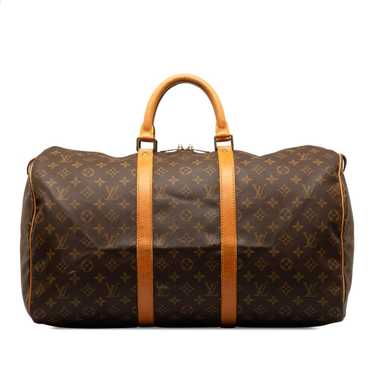 Louis Vuitton Keepall leather travel bag - image 1