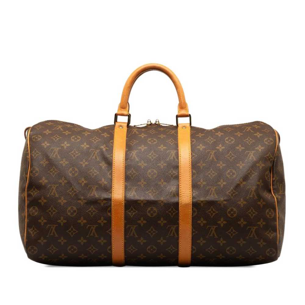 Louis Vuitton Keepall leather travel bag - image 3