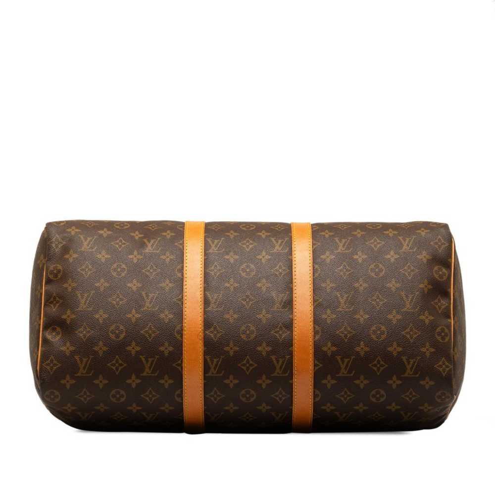 Louis Vuitton Keepall leather travel bag - image 4