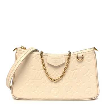 LOUIS VUITTON Empreinte Easy Pouch On Strap Cream