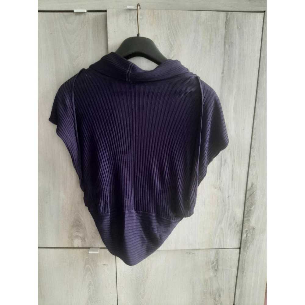 GIANFRANCO FERRE ネイビーニット+カフ袖　希少❣️2000年初期❣️ Gianfranco Ferré Knitwear