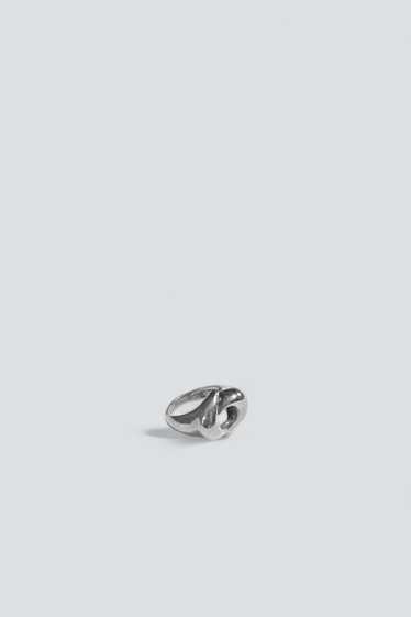Abstract Heart Ring - Sterling Silver