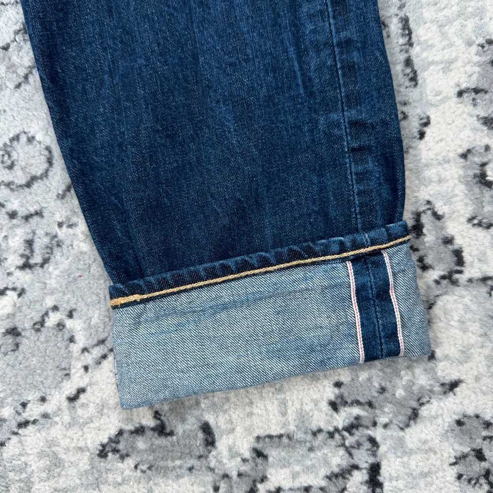 Levi's Levis 522 Selvedge Jeans Raw Denim Slim Ta… - image 2