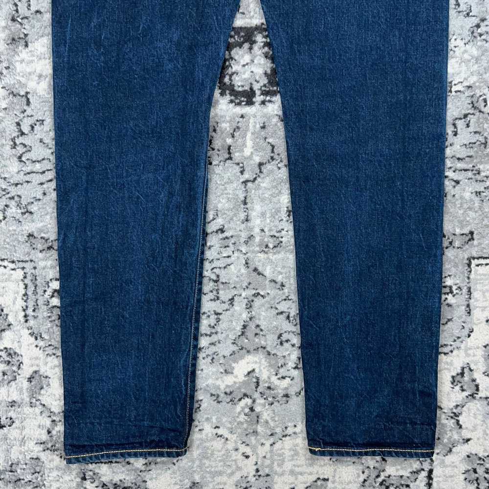 Levi's Levis 522 Selvedge Jeans Raw Denim Slim Ta… - image 6