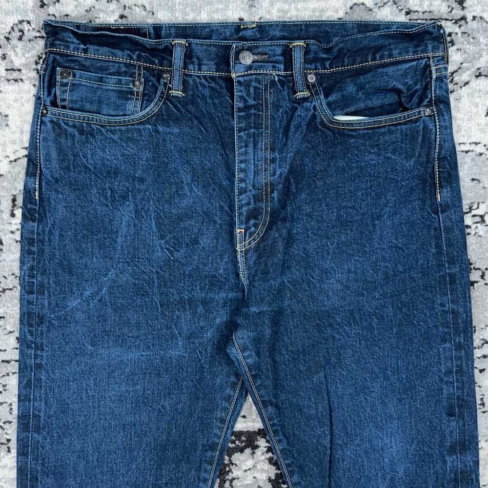 Levi's Levis 522 Selvedge Jeans Raw Denim Slim Ta… - image 8