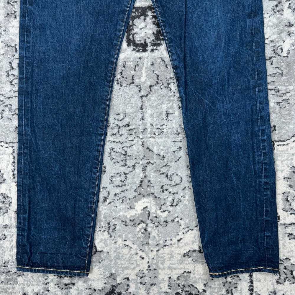 Levi's Levis 522 Selvedge Jeans Raw Denim Slim Ta… - image 9