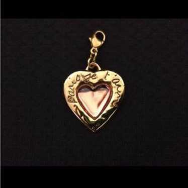 アクセサリー Yves Saint Laurent Heart Gold necklace Yves Saint Laurent Heart Necklace YSL Charm Gold Chain
