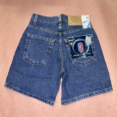 Deadstock Levi's 565 Shorts Pants USA製 Vintage 90s Levis 565 Wide Leg Denim Jean Shorts - Sz 36