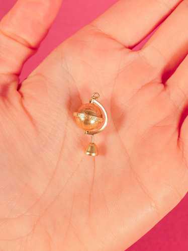 14k Articulated Globe Charm