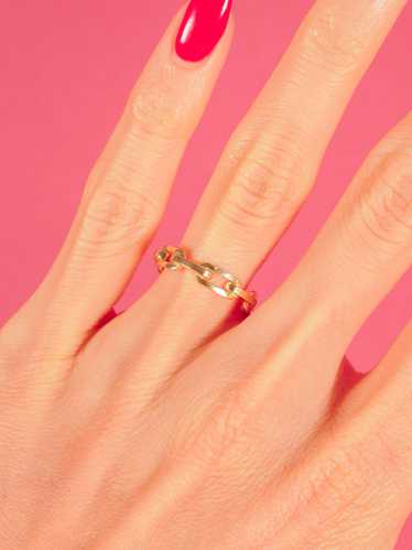 14k Chain Link Ring