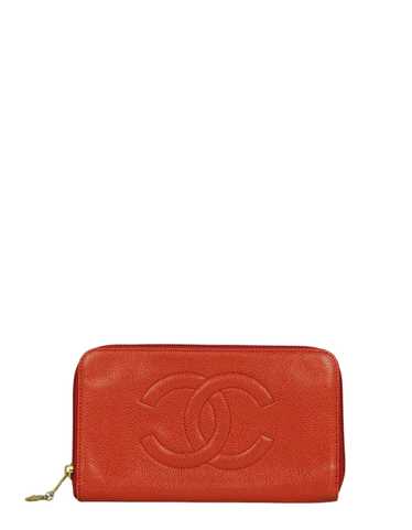Chanel Red Caviar Timeless Wallet