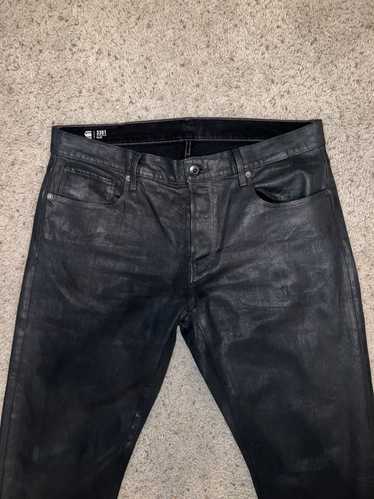 G Star Raw G Star Waxed Coated Denim Jeans - image 1