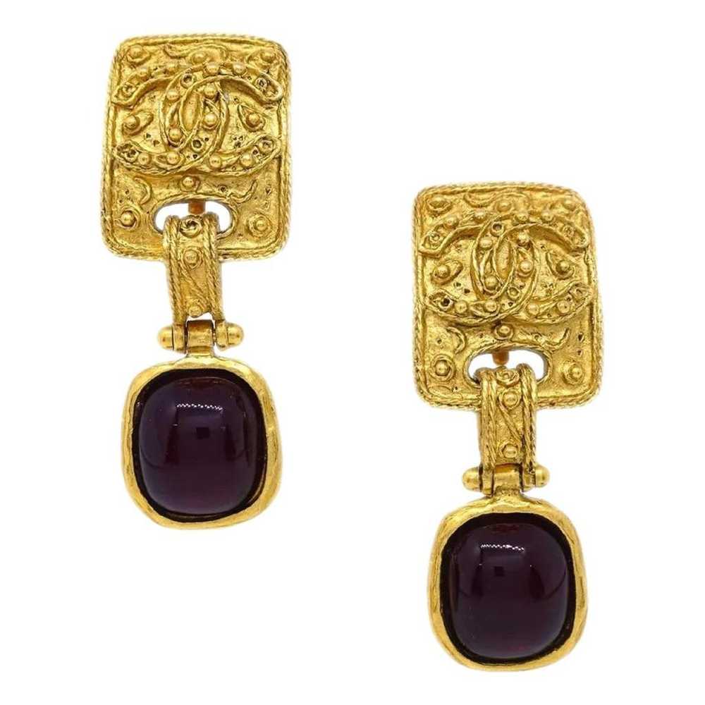 Chanel Yellow gold earrings - image 1