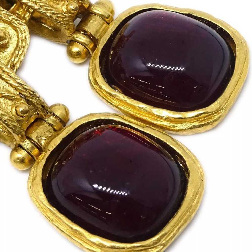 Chanel Yellow gold earrings - image 7
