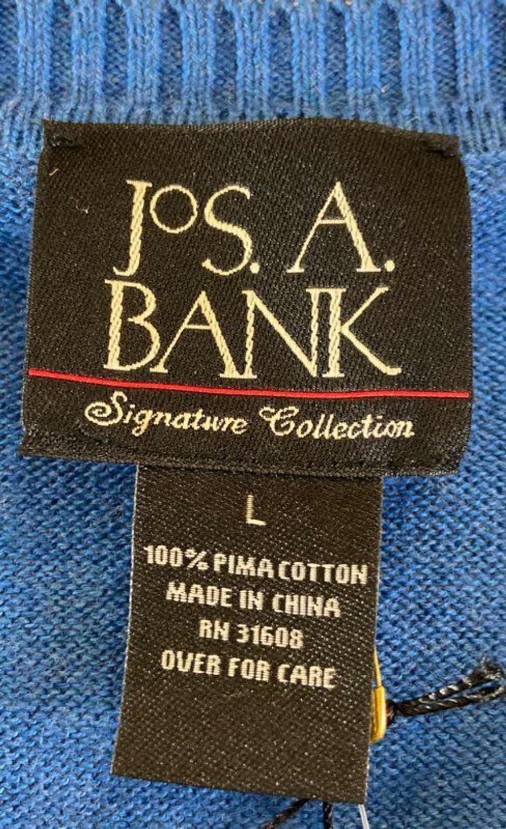 NWT Jos. A. Bank Womens Blue Knitted Long Sleeve … - image 3