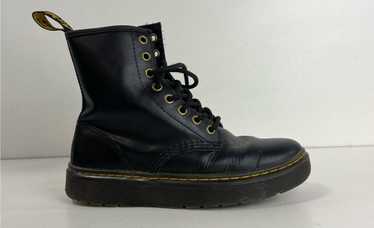 Dr. Martens Zavala Black Leather Combat Boots Wom… - image 1