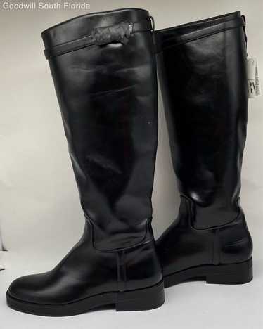 Zara Black High Boots Size 41 With Tag