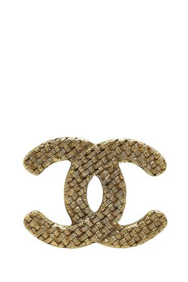 CHANEL Pre-Owned 20th Century CC costume brooch - 