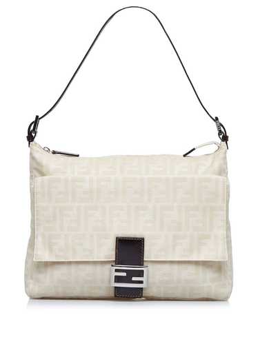 Fendi Pre-Owned Zucca shoulder bag - White