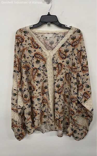 Weekend Suzanne Betro Paisley Long Sleeve - Size 2