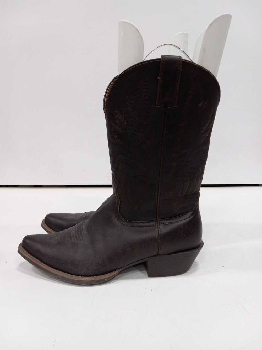 Nocona Competitor Brown Western Boots Women's Siz… - image 3