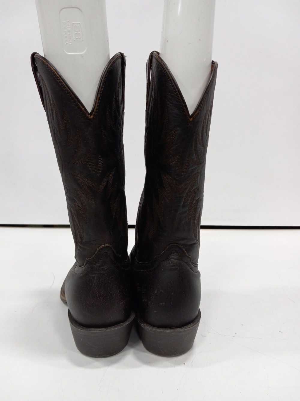 Nocona Competitor Brown Western Boots Women's Siz… - image 4