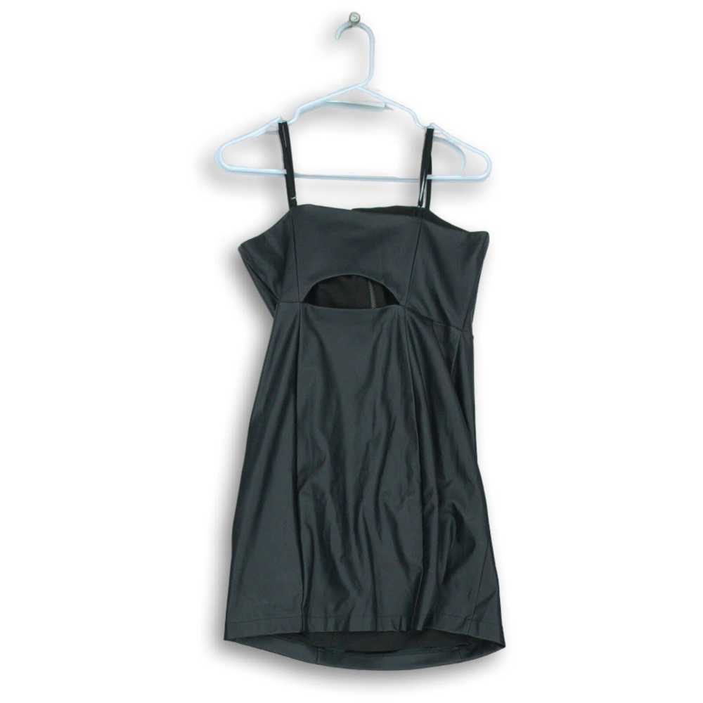 BCBGeneration Womens Black Faux Leather Dress Siz… - image 1