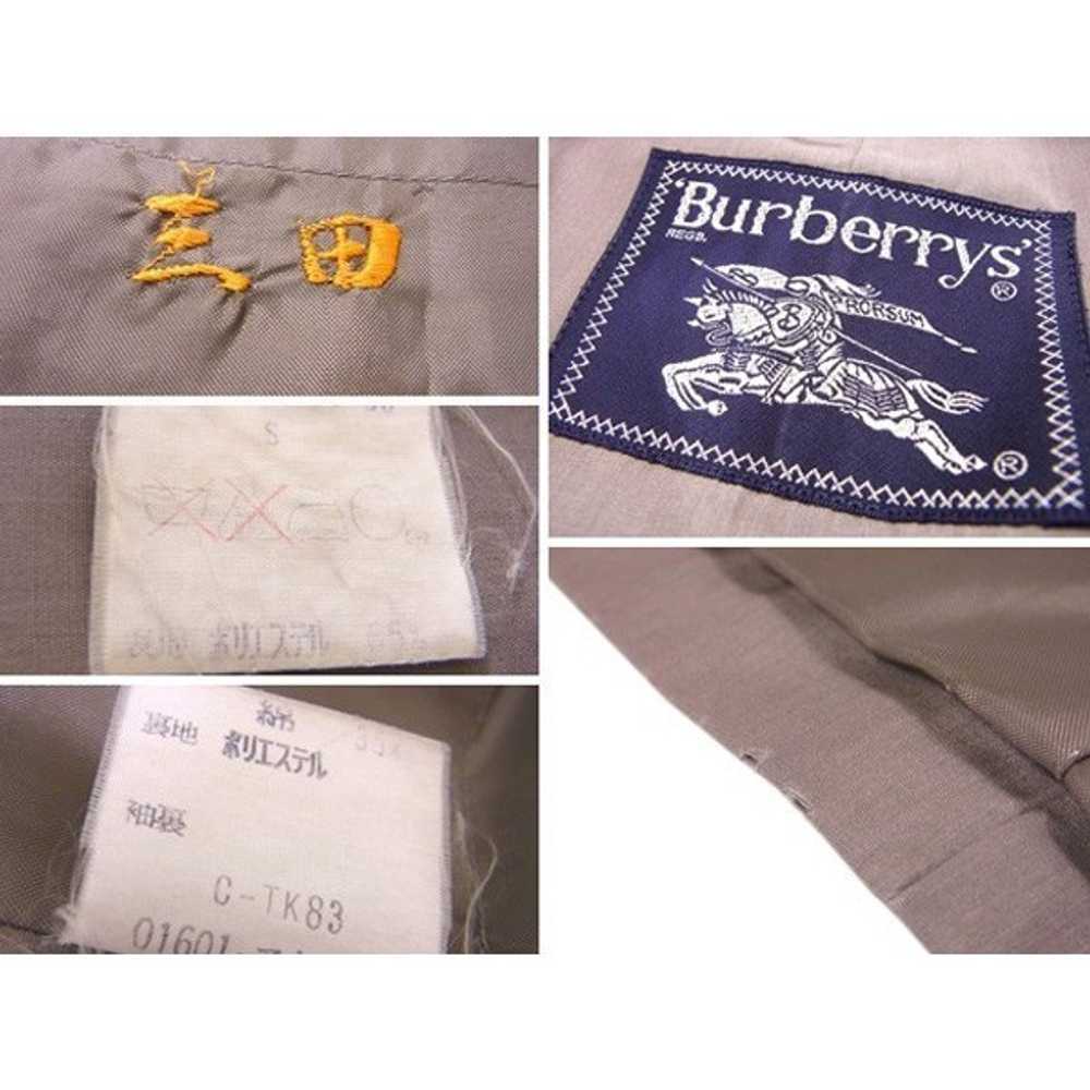 June Flash Burberry Coat Single Long S Size Stain… - image 6