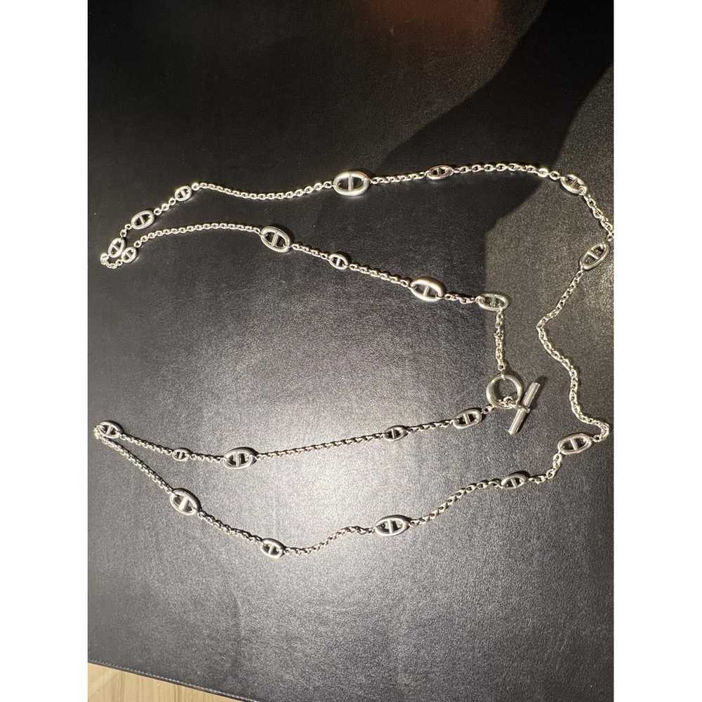 Hermès Farandole silver necklace - image 10