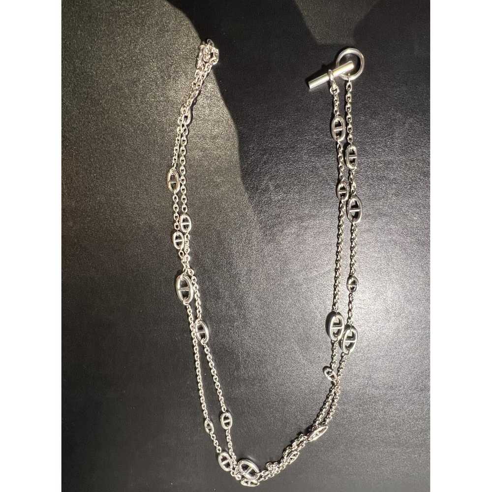 Hermès Farandole silver necklace - image 6