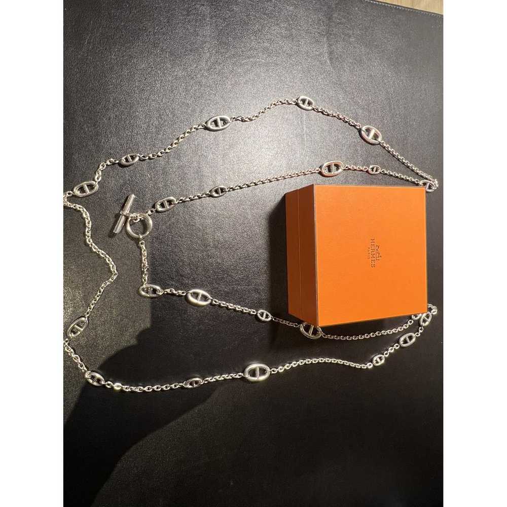 Hermès Farandole silver necklace - image 7