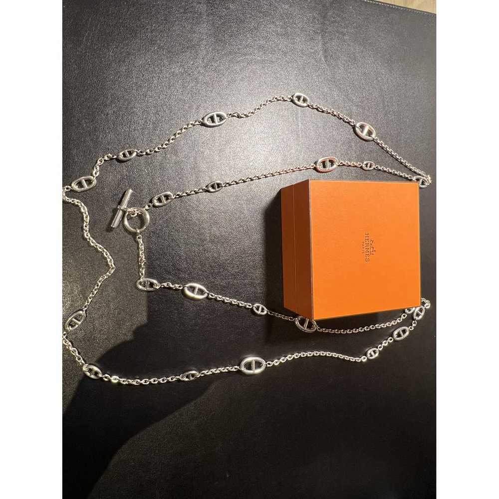 Hermès Farandole silver necklace - image 8