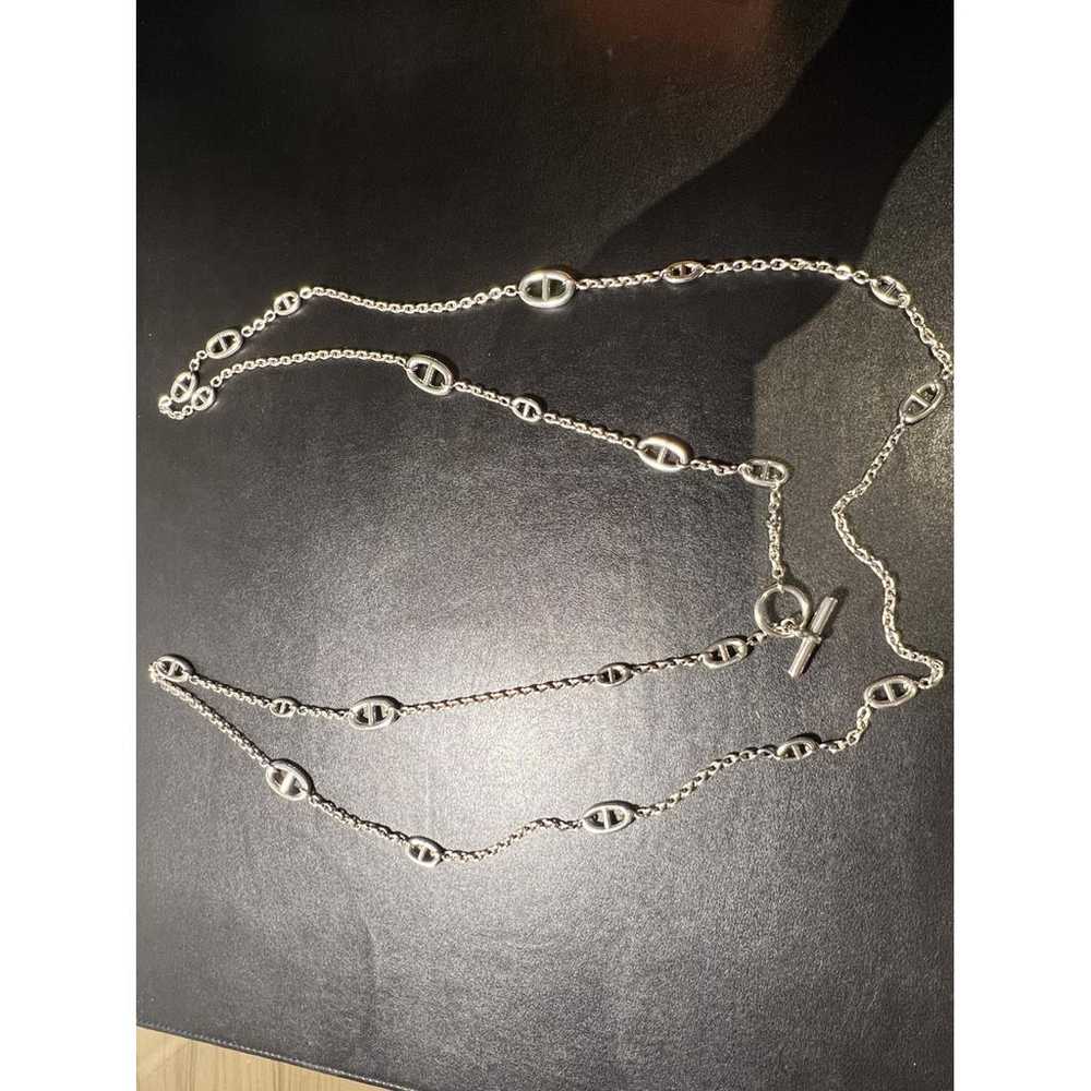 Hermès Farandole silver necklace - image 9