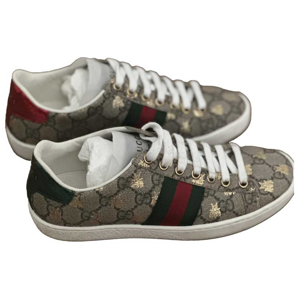 Gucci Ace cloth trainers - image 1