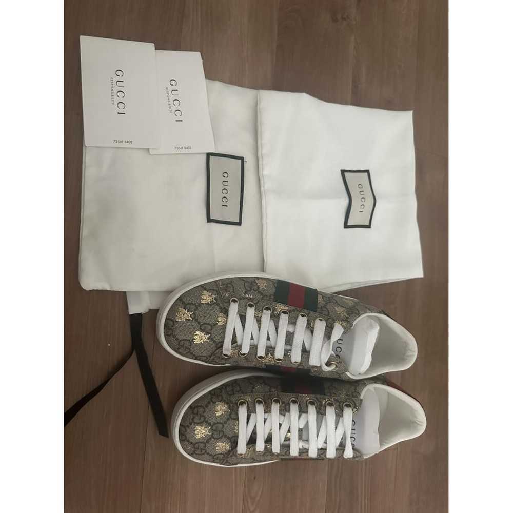 Gucci Ace cloth trainers - image 3